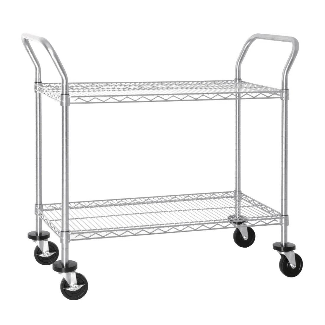 Vogue Chariot de serviceà 2 étages Chromé 960 x 457 x 910 mm