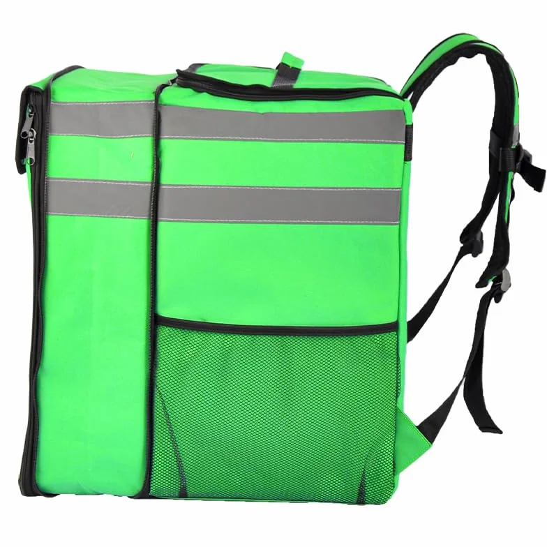 Sac de livraison télescopique de 89 l pour Uber Eats - Sac à dos isotherme de livraison de nourriture avec fonctionnalité extensible et hydrofuge - Sac isotherme pour pizza