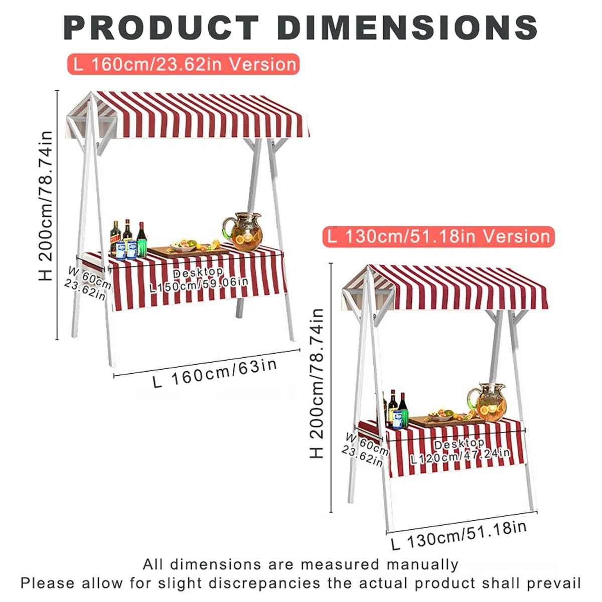 Chariot d'extérieur pliable et portable avec auvent et roues pour marchés alimentaires de rue et événements – Idéal pour les vendeurs et les traiteurs en plein air