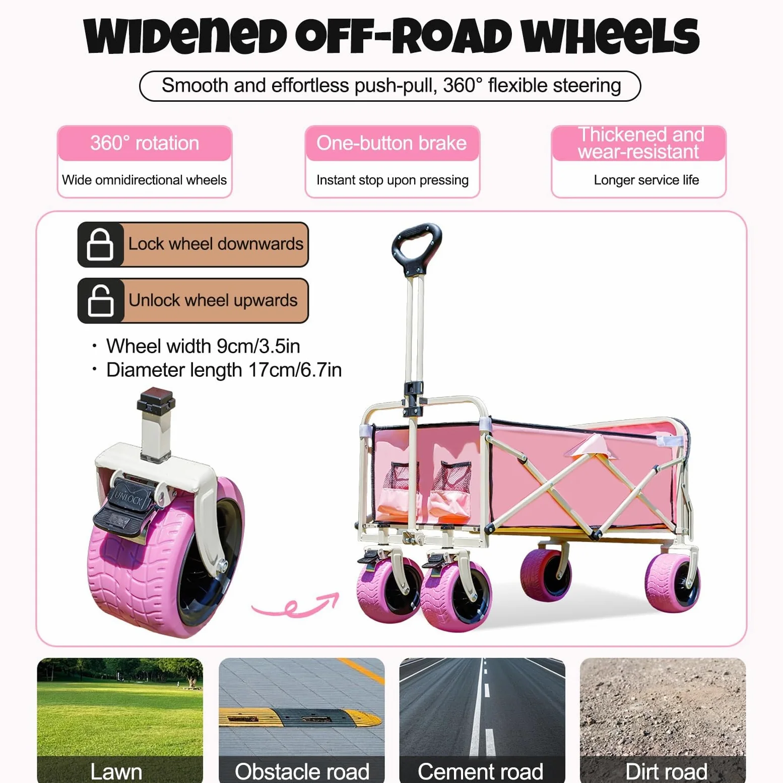 Chariot de vendeur d'extérieur pliable avec auvent, présentoir mobile commercial de nourriture de rue avec roues verrouillables pour marché, camping, événements