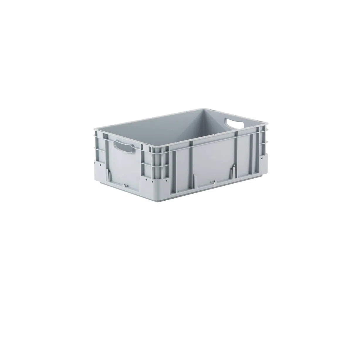 Provost Bac gerbable norme europe poignées ouvertes gris 40L - 60 x 40 x 22cm