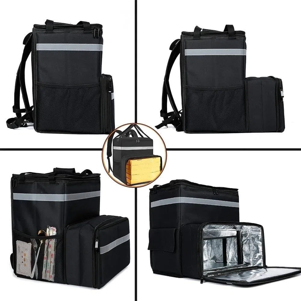 Sac Isotherme Courses,Sac de Livraison Sac à Dos Thermique 56l, Sac Isotherme épais et étanche, Alimentaire, boîte de réfrigérateur, Conservation des Aliments Frais, Livraison