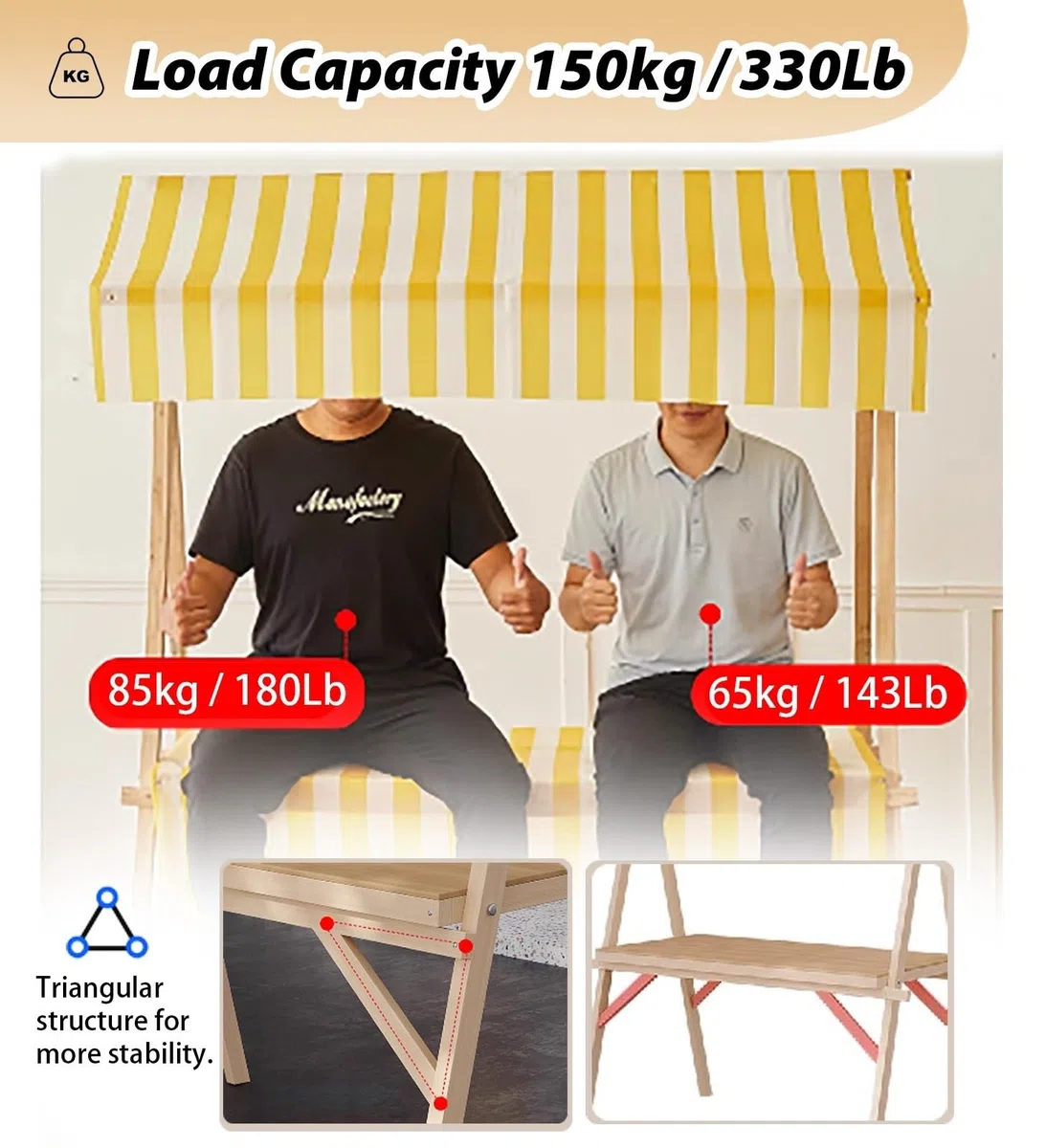Chariot mobile portable avec auvent pour événements et festivals d'affaires en plein air